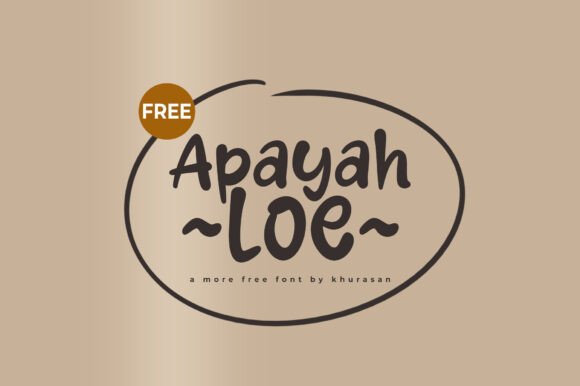 Apayah Loe Font: A Modern Display Typeface for Bold Branding