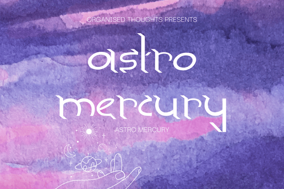 Astro Mercury Font: A Modern Display Typeface for Editorial Magic
