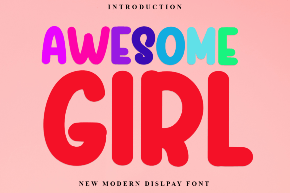 Awesome Girl Font for Creative Makers and Designers