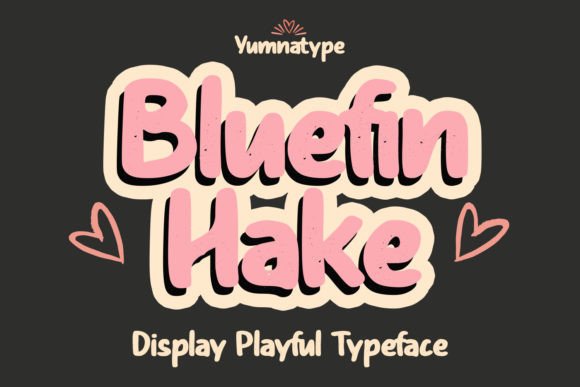 Bluefin Hake Font: A Playful Display Typeface for Creative Campaigns