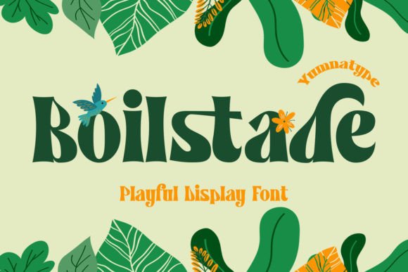 Boilstade Typeface for Bold Editorial Headlines