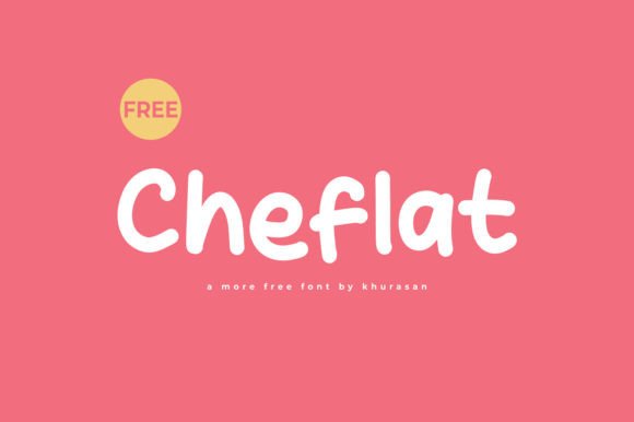 Cheflat Font for Bold Branding and Eye-Catching Campaigns