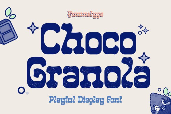 Choco Granola Font for Sweet and Whimsical Designs