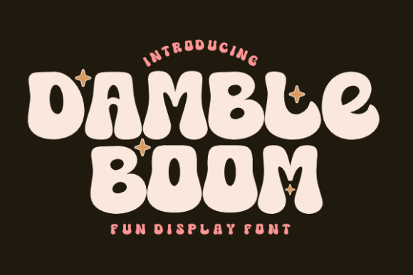 Damble Boom: A Bold Display Font for Creative Projects