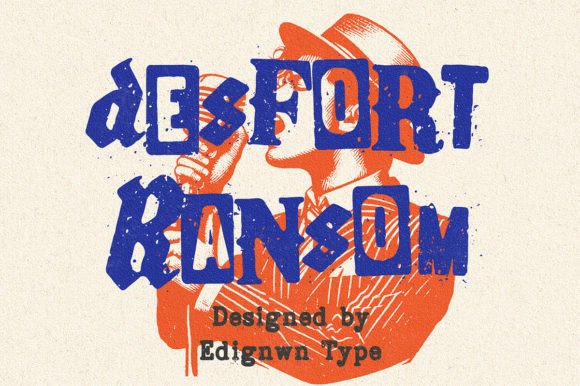 Desfort Ransom Font: Bold Typography for Edgy Branding and Digital Campaigns