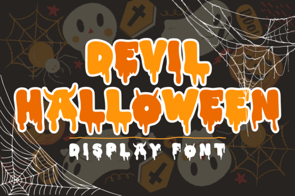 Devil Halloween Font: A Spooky Display Typeface for Memorable Branding