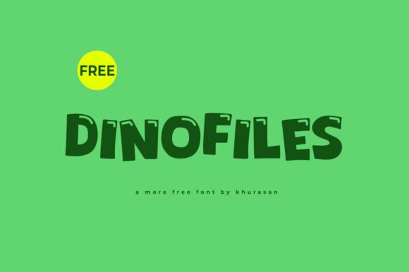 Dinofiles Font for Creative Campaign Design