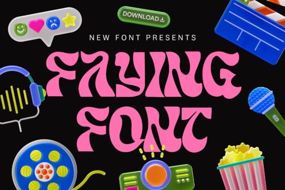 Faying: A Cute and Friendly Display Font for Approachable Branding