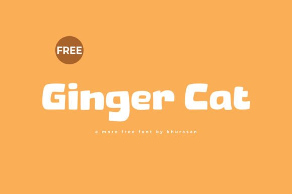 Ginger Cat Font: A Modern Display Typeface for Editorial Design
