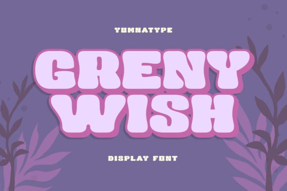 Greny Wish: A Bold Display Font for High-Impact Editorial Design
