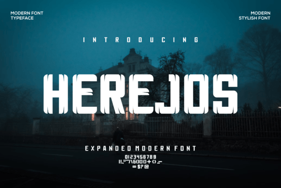 Herejos Font – Bold Modern Typography for Digital Branding