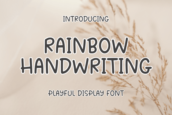 How Rainbow Handwritting Fonts Can Boost Your Brand Identity
