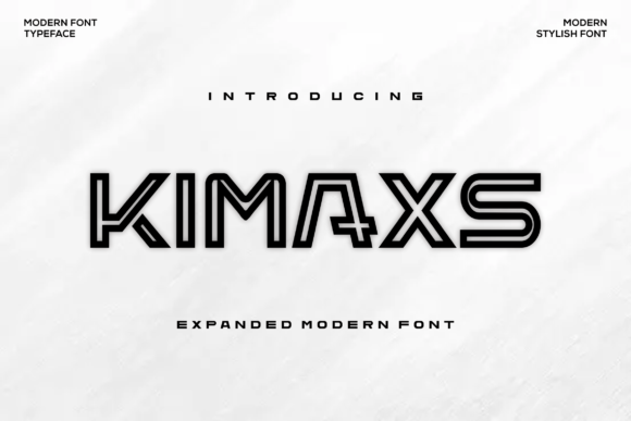 Kimaxs Font – A Bold Display Typeface for Creative Makers