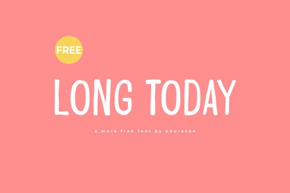 Long Today Font: A Modern Typeface for Creative Craft Projects