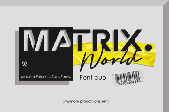 Matrix World Duo Font: A Modern Typographic Powerhouse for Makers