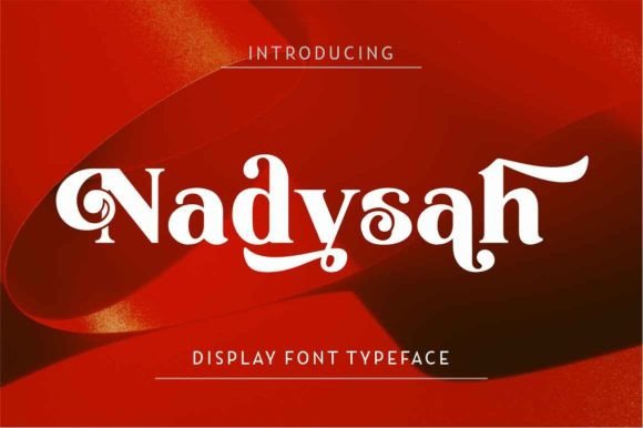 Nadysah: A Contemporary Serif Display Font for Elegant Web Design