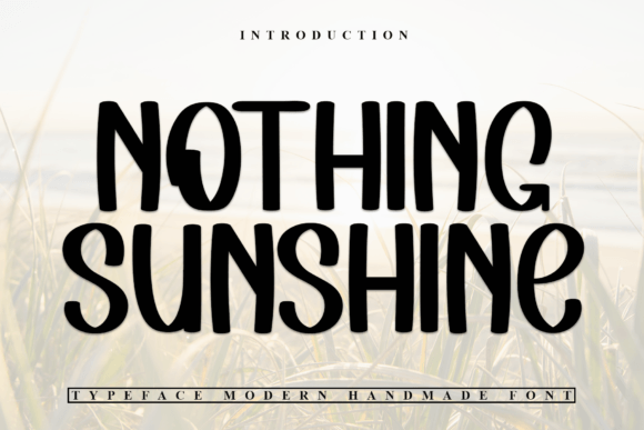 Nothing Sunshine Font for a Polished Brand Look