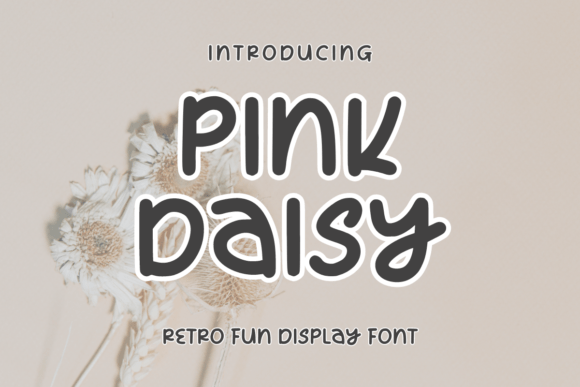 Pink Daisy Font for Modern Web Design Projects