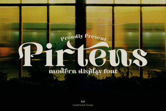 Pirtens Display Font for Modern Web Typography