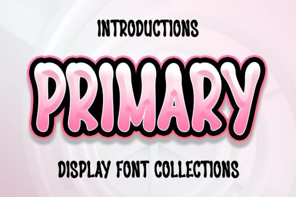Primary Font: Bold and Vibrant Display Type for Impactful Designs