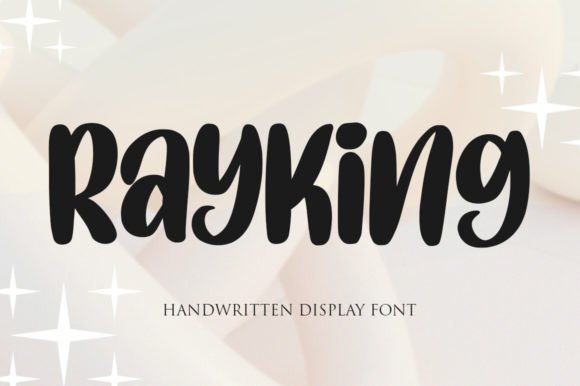 Rayking Font: A Playful Display Typeface for Memorable Branding