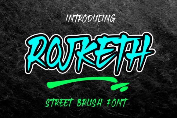 Rojketh: A Beautiful Brush Font for Crafters and Creative Sellers