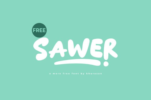 Sawer Font: A Playful Display Typeface for Creative Campaigns