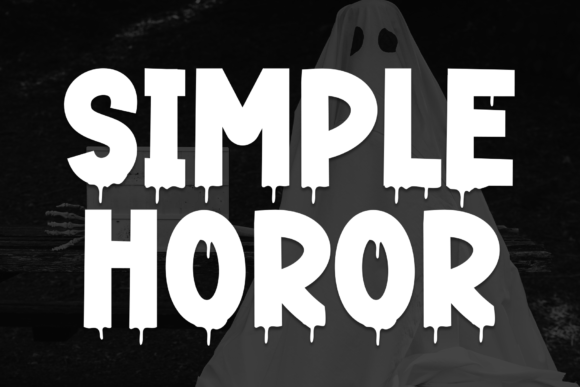Simple Horor Font Adds Dripping Horror to Display Typography