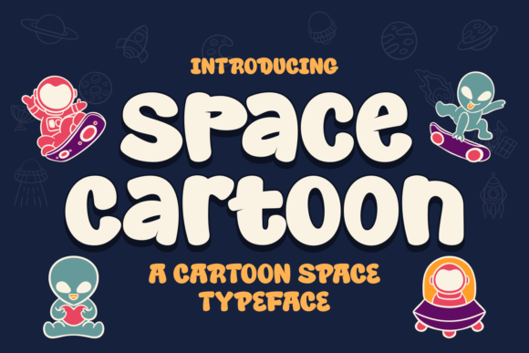 Space Cartoon Font: A Creative Typeface for Editorial Design