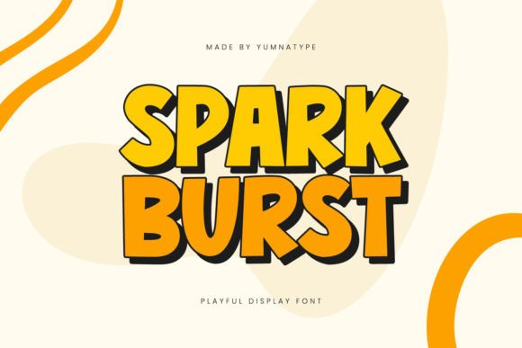 Spark Burst Typeface Review for Handmade Branding