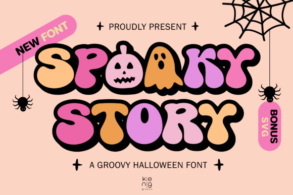Spooky Story Font: A Playful Typeface for Halloween Branding
