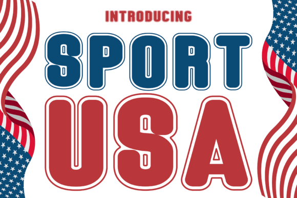 Sport Usa Font: A Bold Display Typeface for Creative Makers