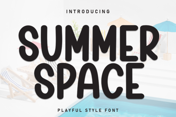 Summer Space Font for Bold Branding and Business Design
