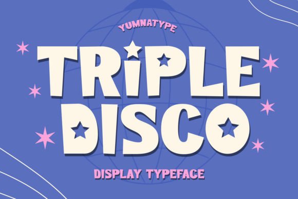 Triple Disco: Bold Display Fonts for Handmade Branding