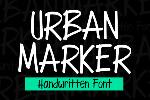 Urban Marker Font: Handwritten Typography for Digital Branding