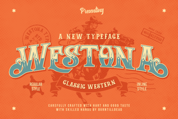 Westona Font: A Bold Choice for Western-Inspired Branding