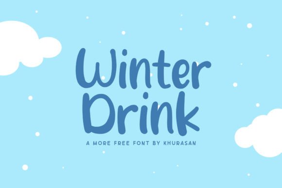 Winter Drink Font for Branding and Design Projects