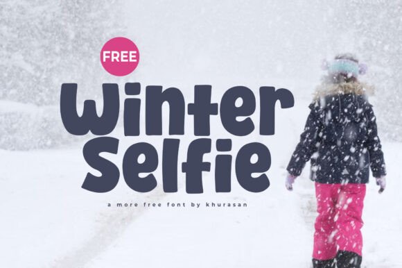 Winter Selfie Font for Modern Editorial Design
